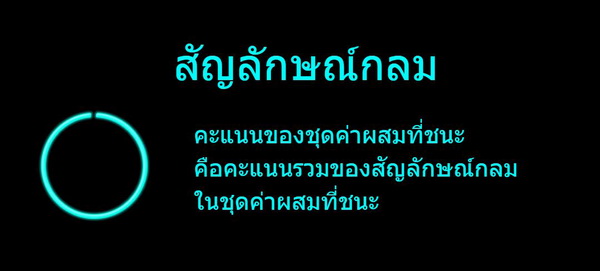 สัญลักษณ์กลม Neon Circle