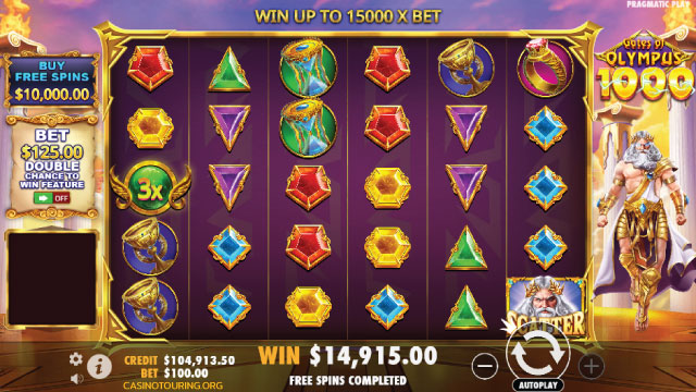 Gates of Olympus 1000 Feature